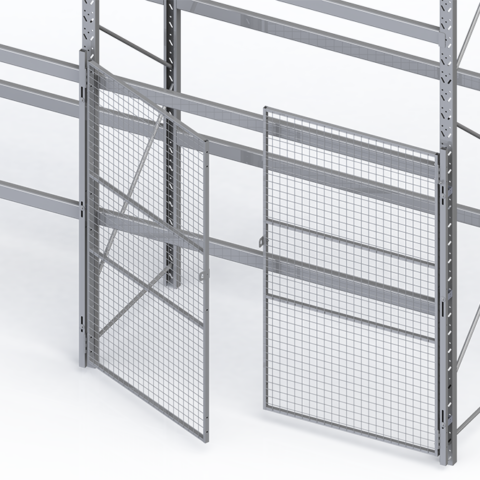 Door on Pallet Racks - Troax